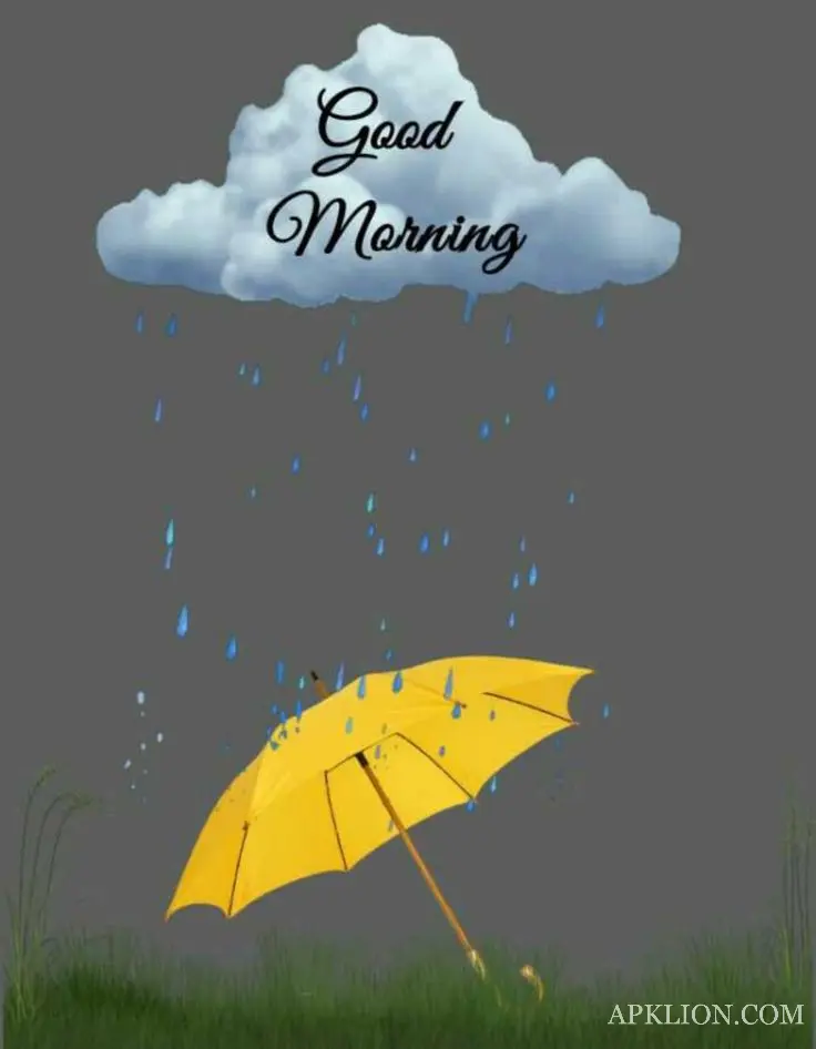 cool rainy good morning images 