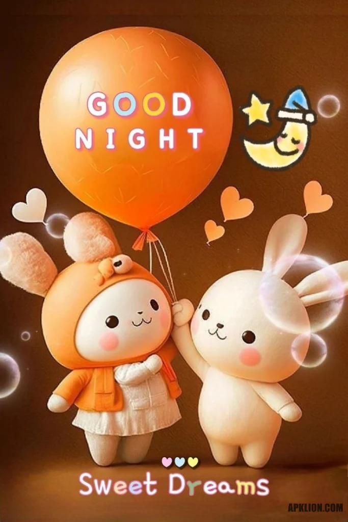 cute good night images download 