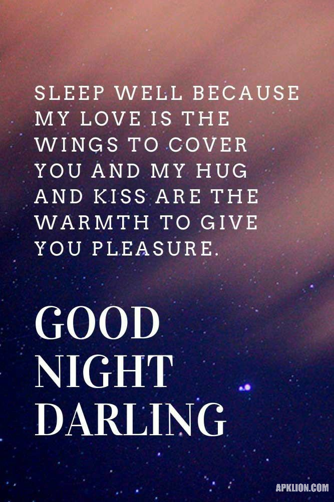sleep well good night darling image