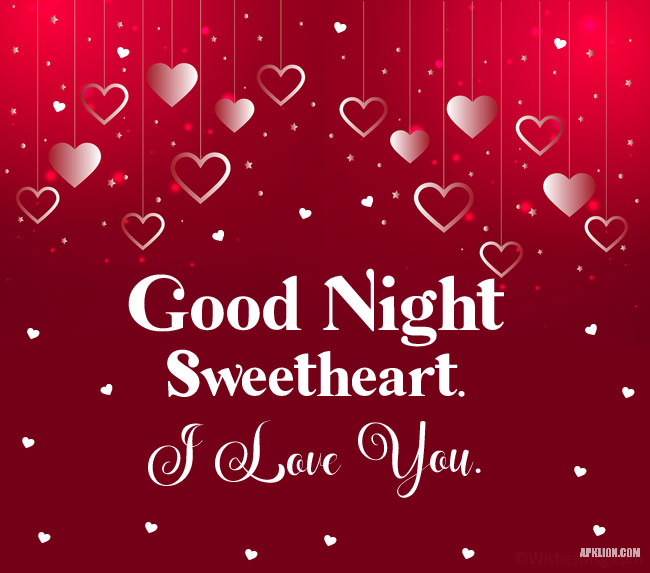 love you good night darling image