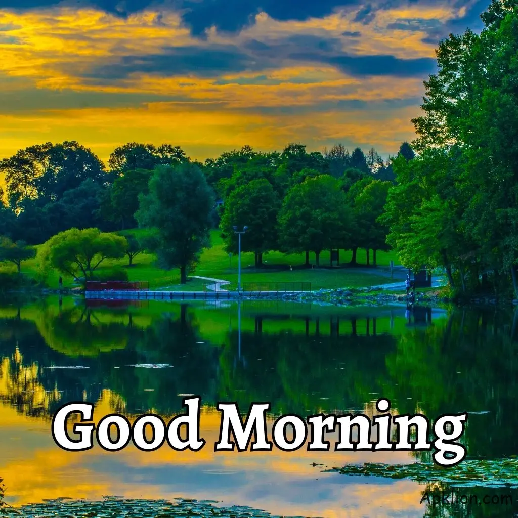 Sunrise good morning images with nature 2024