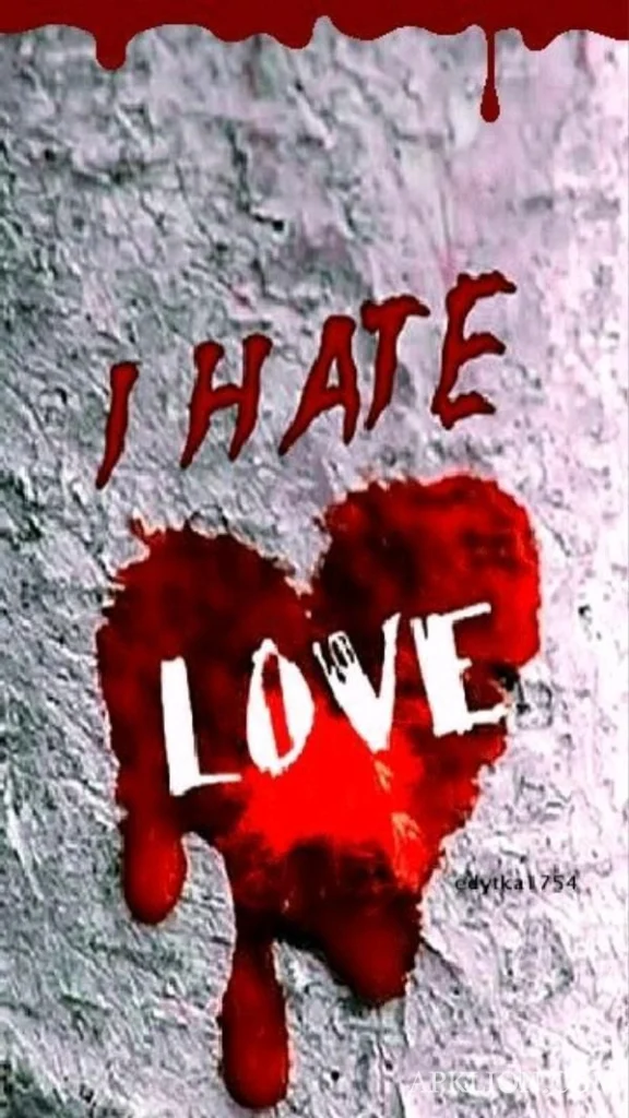 i hate love broken dp