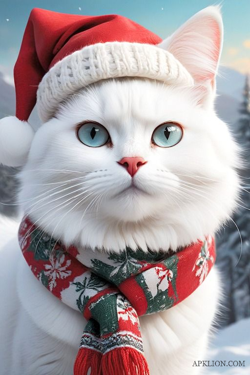 cute white cat dp for whatsapp