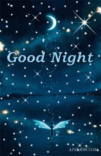 stars good night gif image